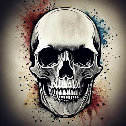 Prompt: skull art
