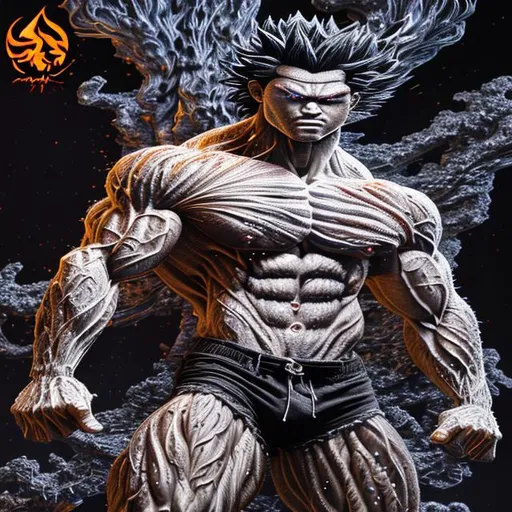 Prompt: 64K masterpiece intricate hyperdetailed breathtaking 3D glowing black oil painting medium portrait of son goku, black trousers, intricate hyperdetailed muscular body, intricate hyperdetailed muscles, glowing white light reflection on the muscles, hyperdetailed intricate hard standing glowing hair, hyperdetailed glowing angry white eyes, detailed face, white glowing muscles, white glowing body, tan glowing skin, semi-polaroid monochrome photography, hyperdetailed complex, character concept, hyperdetailed intricate glowing shining glamorous colored water drop floating in the air, very angry, intricate glowing light reflection, intricate hyperdetailed glowing iridescent reflection, strong glowing white light on the hair, contrast white head light, hyperdetailed very strong colored shadowing very strong colored muscle shadow, professional award-winning photography, maximalist photo illustration 64k, resolution High Res intricately detailed, impressionist painting, yellow color splash, illustration, key visual, panoramic, cinematic, masterfully crafted, 8k resolution, stunning, ultra detailed, expressive, hypermaximalist, UHD, HDR, UHD render, 3D render, 64K, hyperdetailed intricate watercolor mix oil painting on the body, Toriyama Akira colored cyberpunk 2077 city skline backround