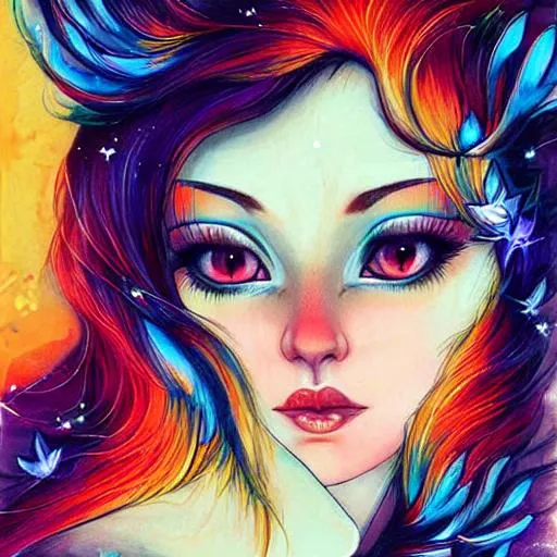 Prompt: A beautiful fox, full body, whole body, art by harumi hironaka, art by karol bak, cute, adorable, big dreamy eyes, trending on artstation