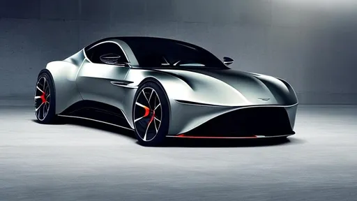 Prompt: a modern sports car, compromise between luxe and sport. The car is staged to promote it. It will have the doors open so that it can see the interior. This car will have the latest automotive standards in design. You can take inspiration from the Aston Martin 