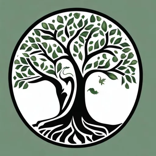 Prompt: A logo for NaturesNootropics featuring a tree of life

