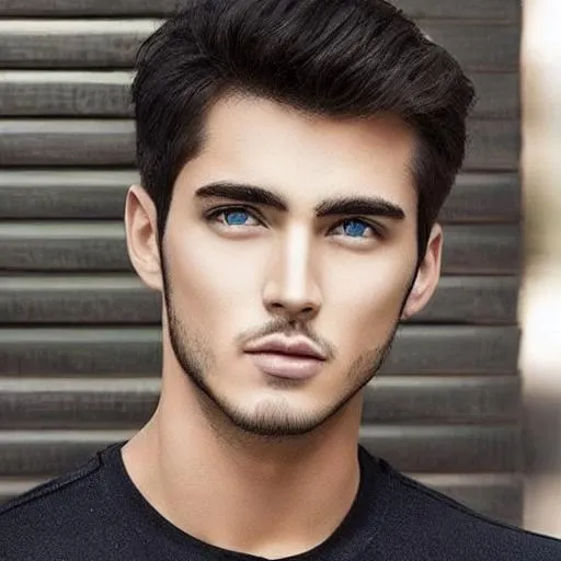 Prompt: Gorgeous man, symetrical face, perfect eyes, proportioal, good shape, stunning, HDR, 64K