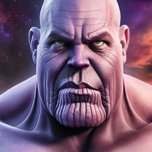 Prompt: fortnite thanos Ultra HD UHD  2K 4K 8K 12K 16K 32K 64K Photorealistic Photorealism Masterpiece Beautiful 