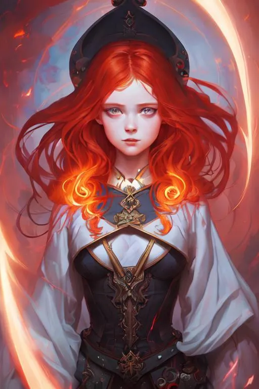 Prompt: sadie sink demonic birth from insanity dimension by peter mohrbacher, hyperdetailed perfect face, masterpiece, 8K