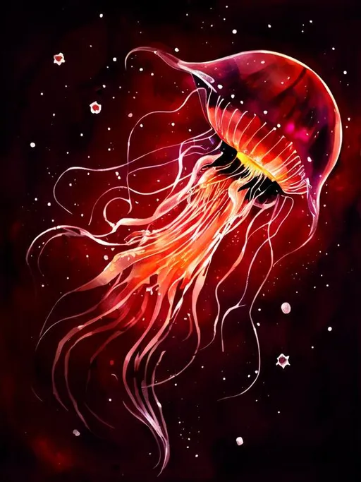 Prompt: Cosmic jellyfish