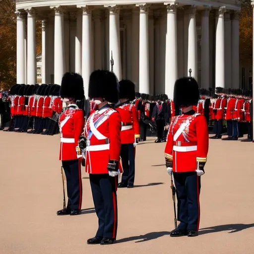 Prompt: British Changing of the Guard Washington DC