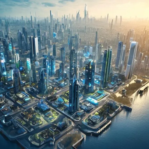 Prompt: Future cities 