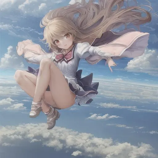 Cute Flying Anime Girl : r/Animemes