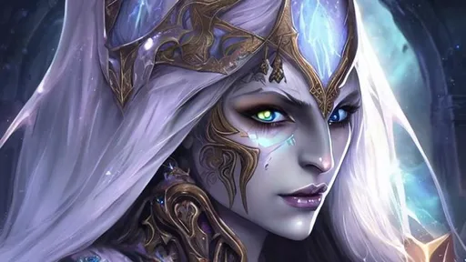 Prompt: Female lich elf beautiful face only