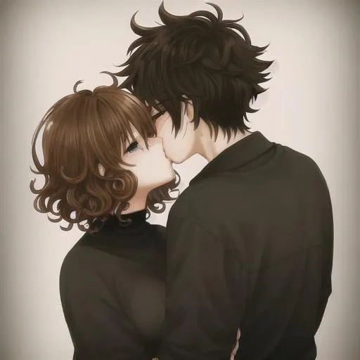 Man kissing girl anime character, Anime Love Romance Kiss, Cartoon Kissing  Couple, love, cg Artwork png | PNGEgg