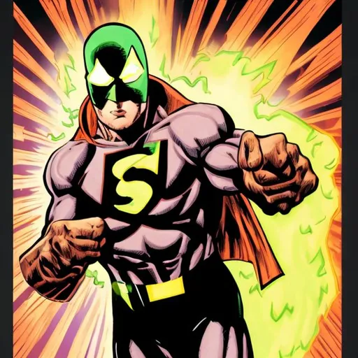 radiation Man! A superhero with radiation as his sup...