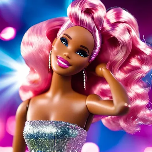 Prompt: Highest quality picture of Barbie as Whitney Houston