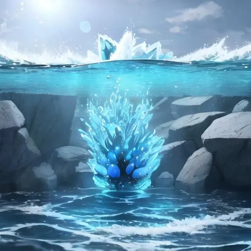 Prompt: A water Elemental