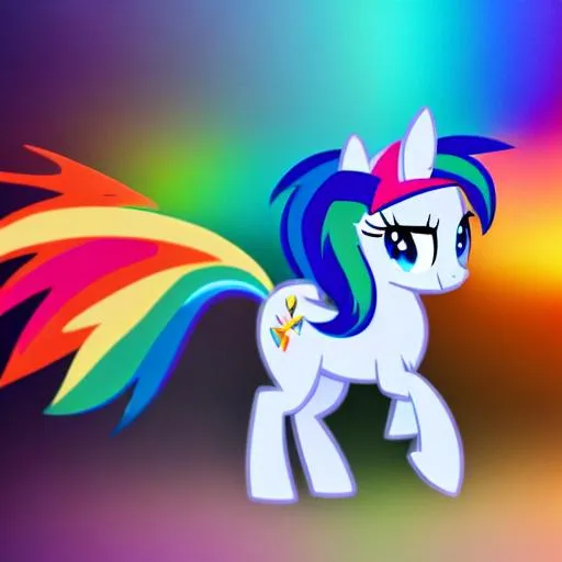 My Little Pony Rainbow Dash Horse Drawing, horse, horse, blue