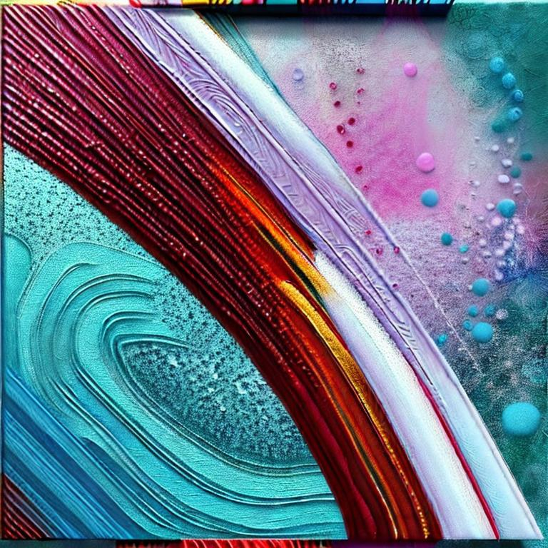 Abstract textured art image with realistic details a... OpenArt