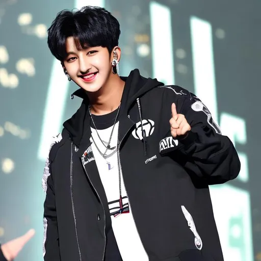 Prompt: Changbin from Stray Kids