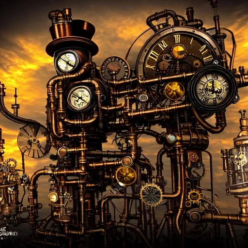 Prompt: steampunk 4k HDR