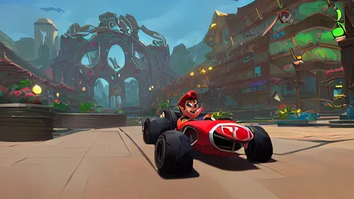 Prompt: mario kart  stom
