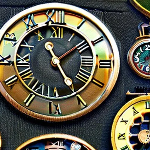 Prompt: clocks clocks clocks and goldi locks