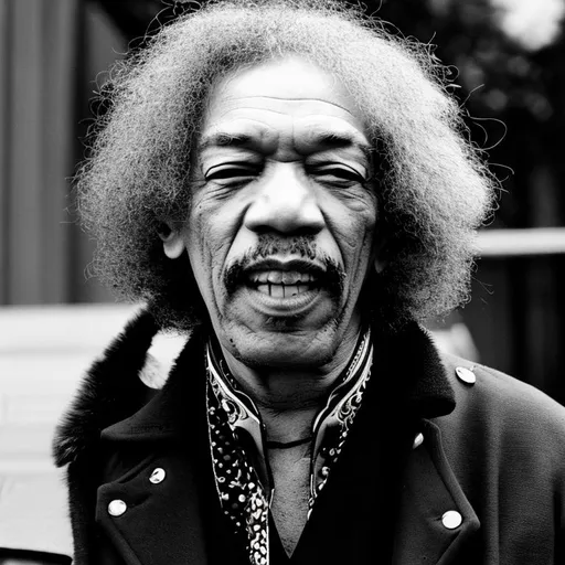 Prompt: elderly Jimi Hendrix

