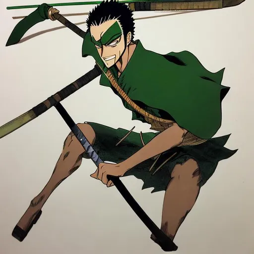 Prompt: roronoa zoro 