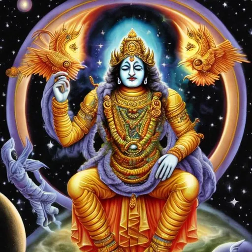 Prompt: astroism Vishnu 