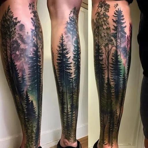 slayertattoo #forest #foresttattoo #deer #deertattoo  #lebanesetattattooartist #lebanontattoo #tattoo #tattoos #tatt #ink #inked  @kwadron... | Instagram