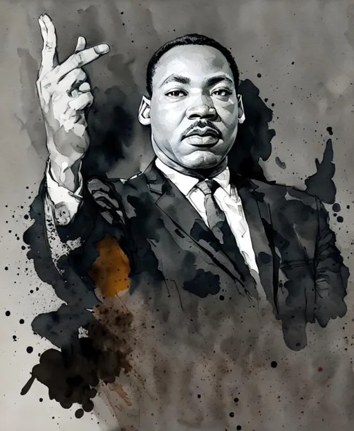 Prompt: martin luther king