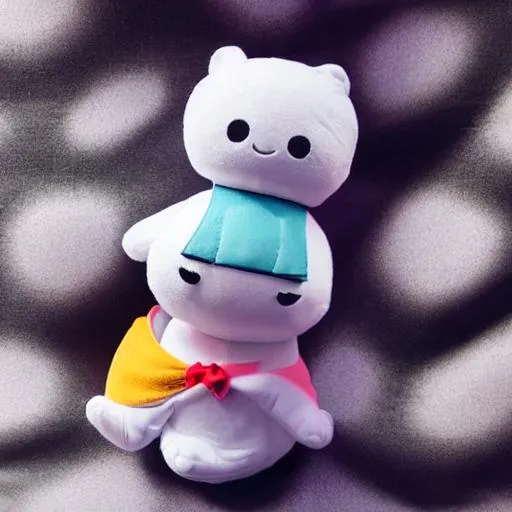 cute kawaii Squishy man wearing suit plush toy, smoo... | OpenArt