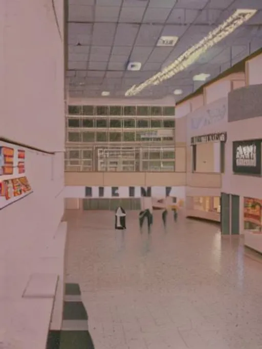 Prompt:  
Creepy Dream core 1980 mall

