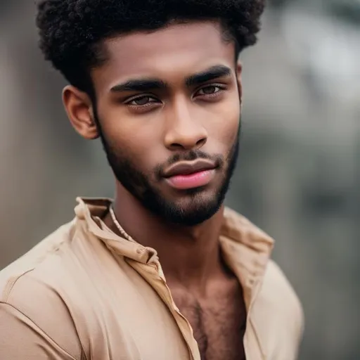 Prompt: Black man, Gigachad, Handsome Young, Brown eyes, Clear Quality, Wearing Crown ((2k, 4k, 8k,))