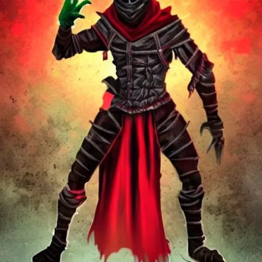 Prompt: Undead Ermac