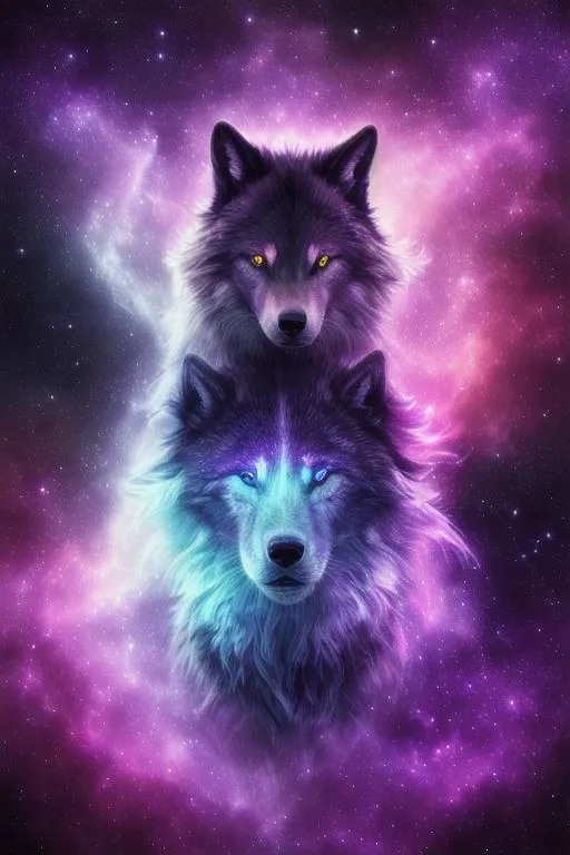 Prompt: **hd deep space of werewolf nebulae::7, stargazing style, stargazing art, stargazing texture, stargazing light eyes, abstract flamboyant eccentric extravagant surreal stargazing hair::4, vivid colours, ai enhaced, max resolution::5