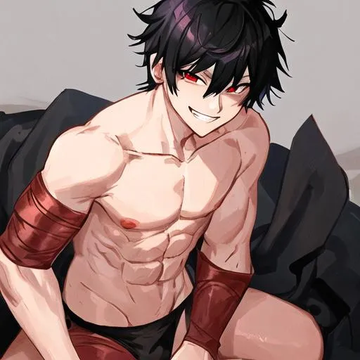 ↳ ❝ [ ꪖꪀ꠸ꪑꫀ ꠸ᥴꪮꪀᦓ ] ¡! ❞  Anime prince, Anime guys shirtless, Dark anime  guys