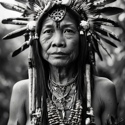 Prompt: Filipino shaman woman