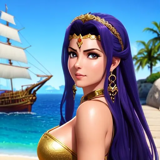 Prompt: Marina from the movie Sinbad: Legend of the Seven Seas, 8k, ultra realistic, highly detailed , clear image , focus , anime , face enhanced 
