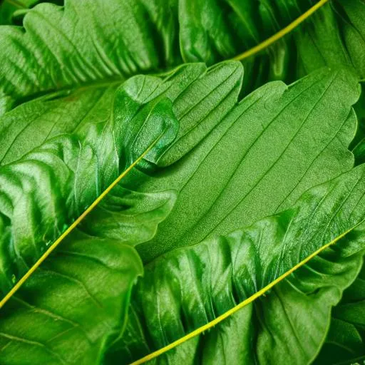 Prompt: Soft green background leaf 