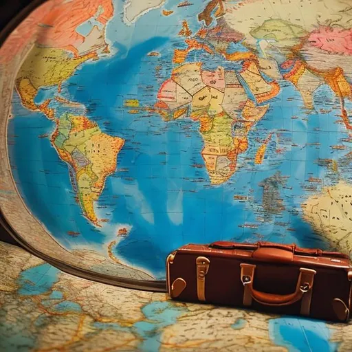 Prompt: traveling through the world
