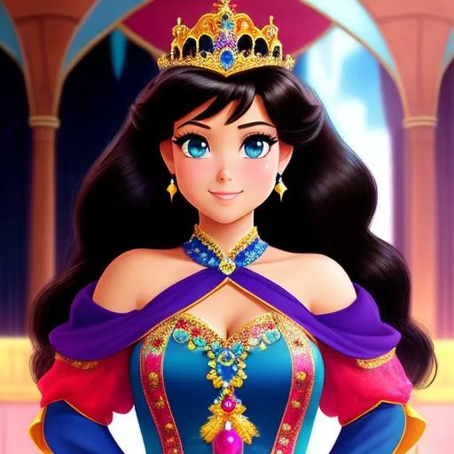Prompt: Beautifu! Princess,Pixar/Disney style