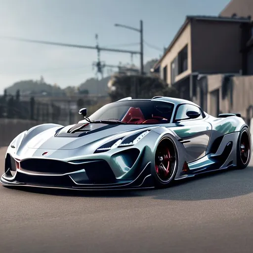 Prompt: A Koengisegg regera with a widebodykit