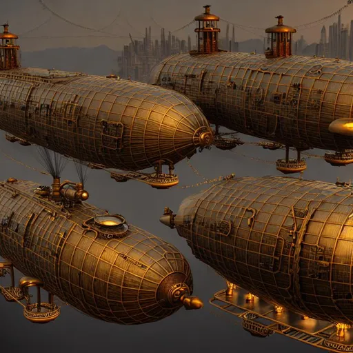 Prompt: steampunk airship city China  8k HDDR