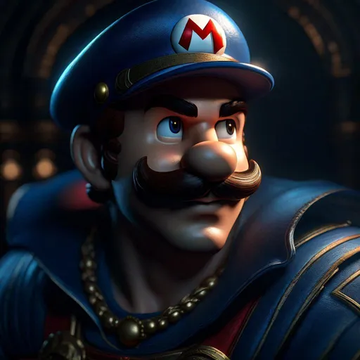 Prompt: Portrait of {Mario}, in {dark fantasy movies } perfect composition, hyperrealistic, super detailed, 8k, high quality, trending art, trending on artstation, sharp focus, studio photo, intricate details, highly detailed,happy face, by greg rutkowski