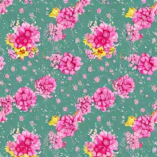 Prompt: create cute floral repeating
 prints
