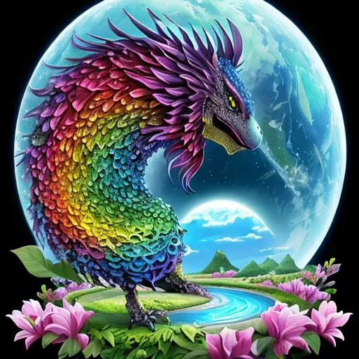 cute adorable funky psychedelic rainbow imaginary fa