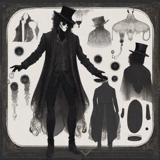 Prompt: Pre-Victorian age fantasy setting commoner suit, male, {{{{{{{Gelatinous Body}}}}}}}, Full Body Vantablack Skin, Vantablack Slime Body, {{no facial features}}, {no face},{{{no eyes}}}, fantasy setting, sketch, drawing, unhinged, creepy, living shadow
