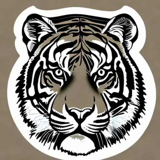 Prompt: build me a logo about tigers