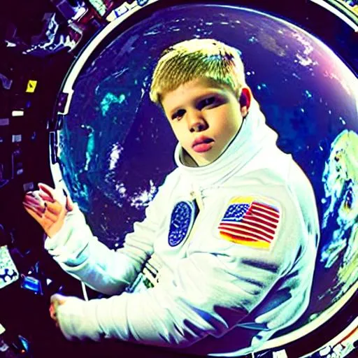 Prompt: yung lean in space
