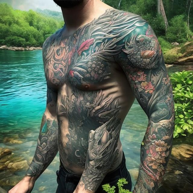 full arm sleeve tattoos dragon｜TikTok Search