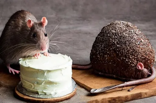 Naked Mole Rat Cake by ArtsyLady on DeviantArt