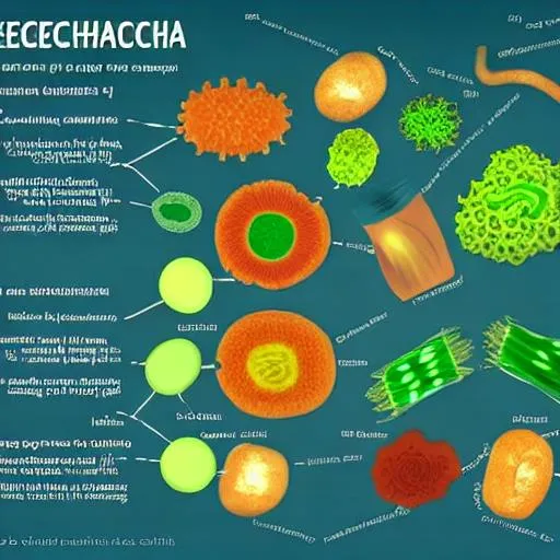 Prompt: Escherichia coli.Bioscience, simple diagrams
